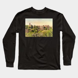 Towers of the Alhambra Palace Long Sleeve T-Shirt